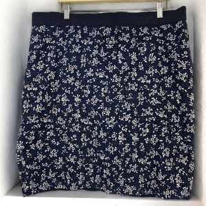 Ann Taylor Floral Eyelet Pencil Skirt 18